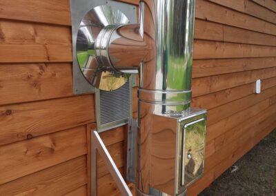 Tiny House Erzgebirge Heizung