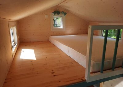Schlafplatz im Tiny House