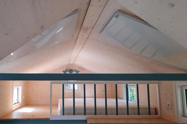 Heizung im Tiny House Erzgebirge