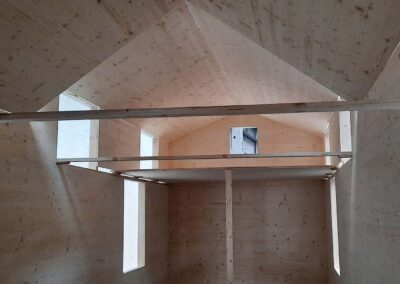 Tiny House Rohbau innen