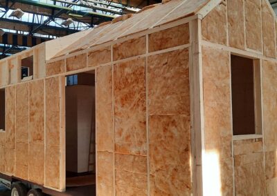 Tiny House Rohbau isoliert