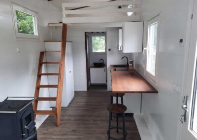 Tiny House Erzgebirge Blick ins Innere